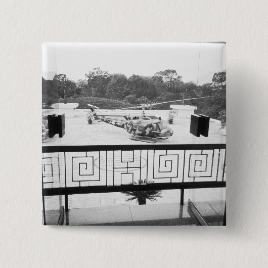 Saigon HCMC Vietnam, Huey Helicopter Button (Vorderseite)