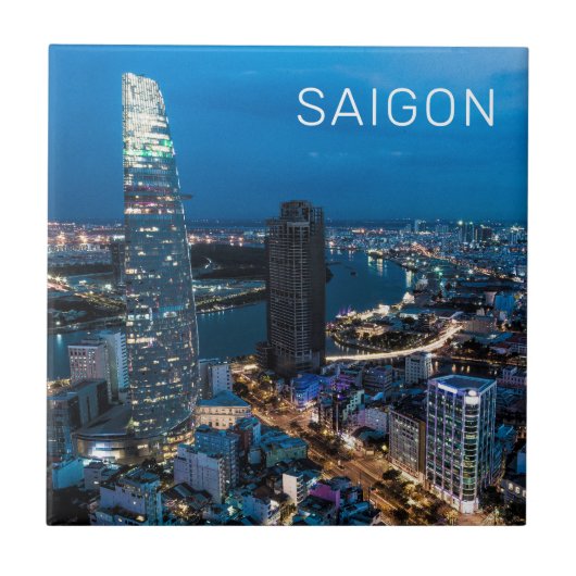 Saigon (Ho Chi Minh City) HCMC Vietnam Holiday Fliese (Vorderseite)