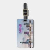 Saigon (Ho Chi Minh City) HCMC Vietnam Souvenir Gepäckanhänger (Vorderseite vertikal)