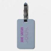 Saigon (Ho Chi Minh City) HCMC Vietnam Souvenir Gepäckanhänger (Rückseite vertikal)