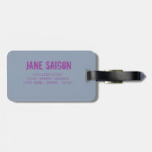 Saigon (Ho Chi Minh City) HCMC Vietnam Souvenir Gepäckanhänger (Rückseite horizontal)