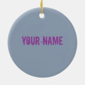 Saigon (Ho Chi Minh City) HCMC Vietnam Souvenir Keramik Ornament (Hinten)