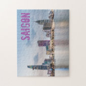 Saigon (Ho Chi Minh City) HCMC Vietnam Souvenir Puzzle (Vertikal)