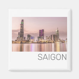 Saigon Ho Chi Minh City HCMC Vietnam Sunset Magnet