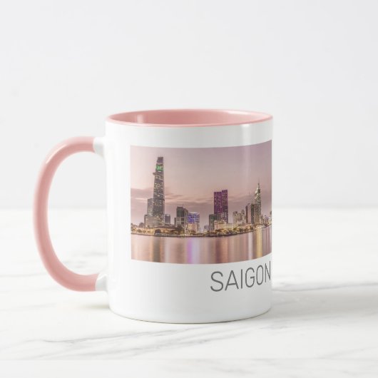 Saigon Ho Chi Minh City HCMC Vietnam Sunset Tasse (Links)