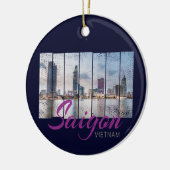 Saigon (Ho-Chi-Minh-Stadt) HCMC Vietnam Souvenir Keramik Ornament (Links)