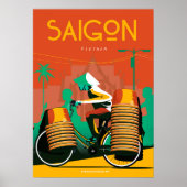 Saigon Reiseplakat vietnam Poster (Vorne)