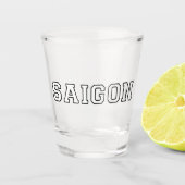 Saigon Schnapsglas (Vorderseite)