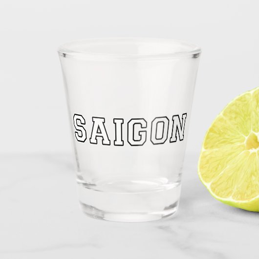 Saigon Schnapsglas (Vorderseite)