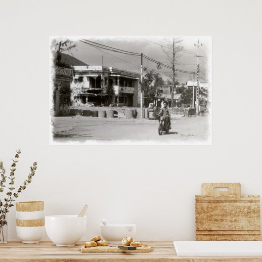 Saigon Vietnam 1968 B Print Poster (Küche)