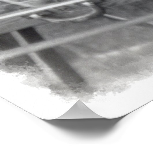 Saigon Vietnam 1968 C Print Poster (Ecke)