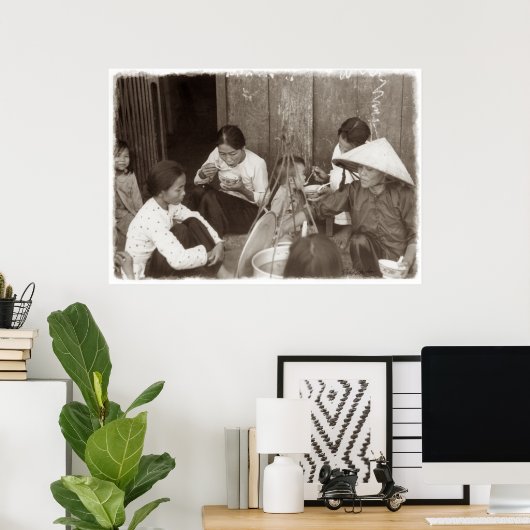 Saigon Vietnam 1968 Poster (Heimbüro)