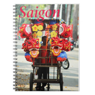 Saigon Vietnam - Happy New Year Lion Dance 2024 Notizblock