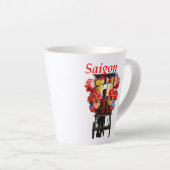Saigon Vietnam - Happy New Year Lion Dance Milchtasse (Rechte Ecke)
