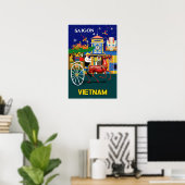 Saigon, Vietnam Poster (Heimbüro)