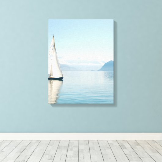 Sail Away Canvas Print Leinwanddruck (Insitu (Holzboden))