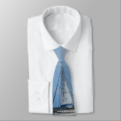 Sail Away Painterly Neck Tie Krawatte (Gebunden)