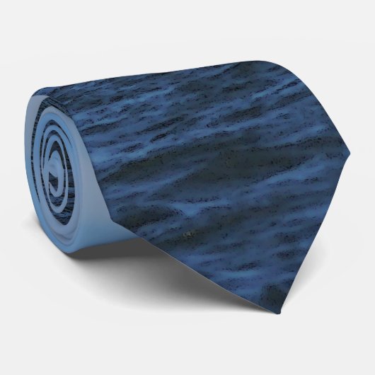 Sail Away Painterly Neck Tie Krawatte (Gerollt)