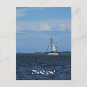 Sail Away Painterly Postkarte