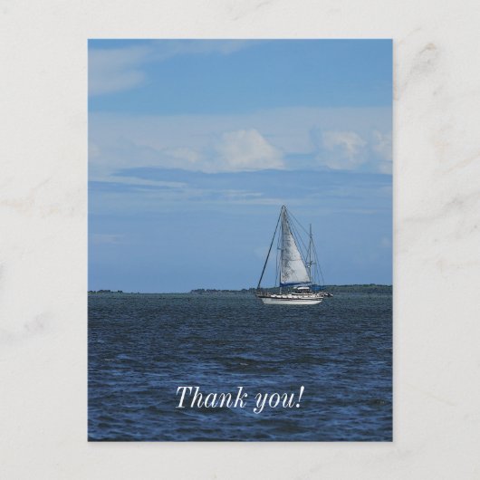 Sail Away Painterly Postkarte (Vorderseite)