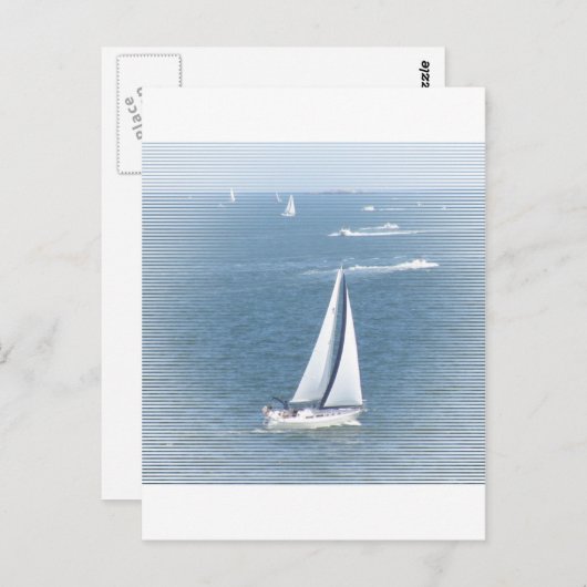 Sail Away Postcard Postkarte (Vorne/Hinten)