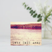 Sail Away Postcard Postkarte (Stehend Vorderseite)