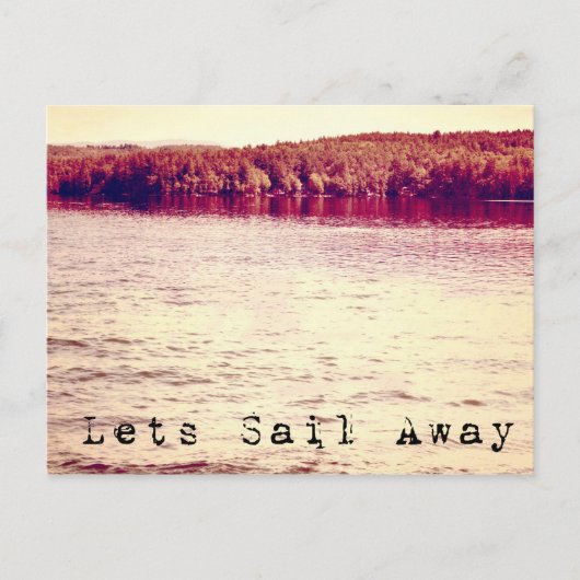 Sail Away Postcard Postkarte (Vorderseite)