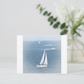 Sail Away Postcard Postkarte (Stehend Vorderseite)