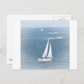 Sail Away Postcard Postkarte (Vorne/Hinten)
