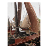 Sail boat, Harbor Poster (Vorderseite)