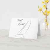 Sail Fast Karte (Gelbe Blume)