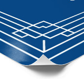 Sail Into Serenity Nautical Sailboat Poster (Ecke)