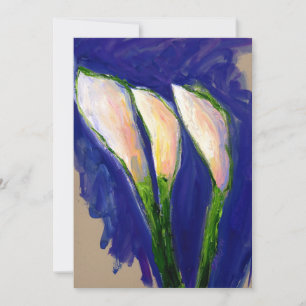 "Sail" Lily Blume Malerei Einladung