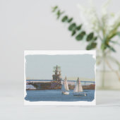 Sail San Diego Postkarte (Stehend Vorderseite)