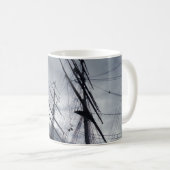 Sail Shrouds White Coffee Tasse (VorderseiteRechts)