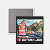 Sail Swiss Magnet (Vorderseite/Rückseite)