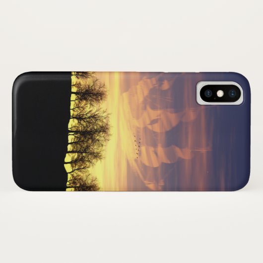 Sail the Night Sky iPhone Case (Rückseite (Horizontal))