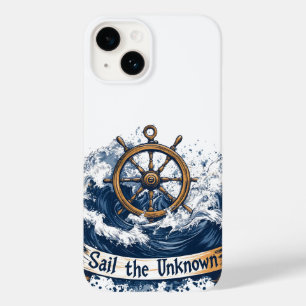 "Sail the Unknown" - Nautisch Inspiriertes Design Case-Mate iPhone 14 Hülle