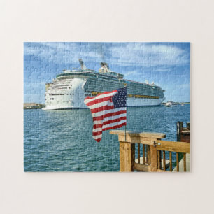 Sailaway mit Flagge Puzzle