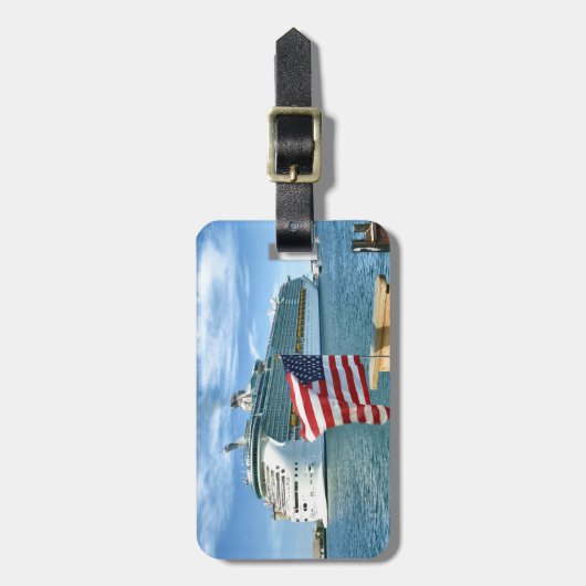 Sailaway personalisiert gepäckanhänger (Vorderseite vertikal)