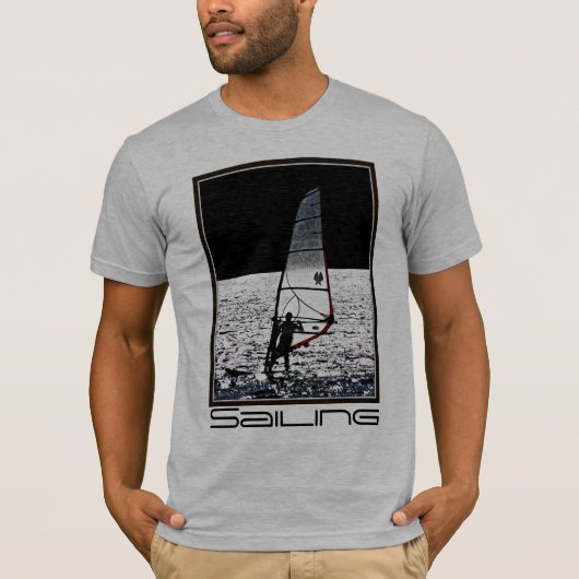 Sailboarding/das T-Stück der windsurfing Männer T-Shirt (Vorderseite)