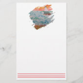 Sailboat-3 Pinselstrich Briefpapier (Vorderseite)