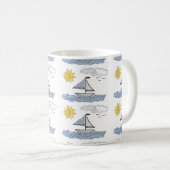 Sailboat 3D Kaffeetasse (VorderseiteRechts)