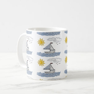 Sailboat 3D Kaffeetasse
