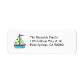 Sailboat Address Labels (Vorne)
