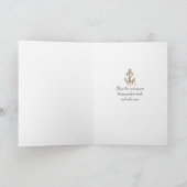 sailboat and red lighthouse birthday karte (Innenseite)