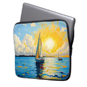 Sailboat at Sunset Laptopschutzhülle (Vorderseite Links)
