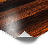 Sailboat at Sunset - Marina Del Rey, CA Fotodruck (Ecke)