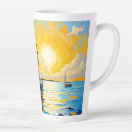 Sailboat at Sunset Milchtasse