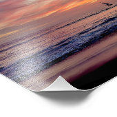 Sailboat at Sunset - Venice Beach, CA Fotodruck (Ecke)